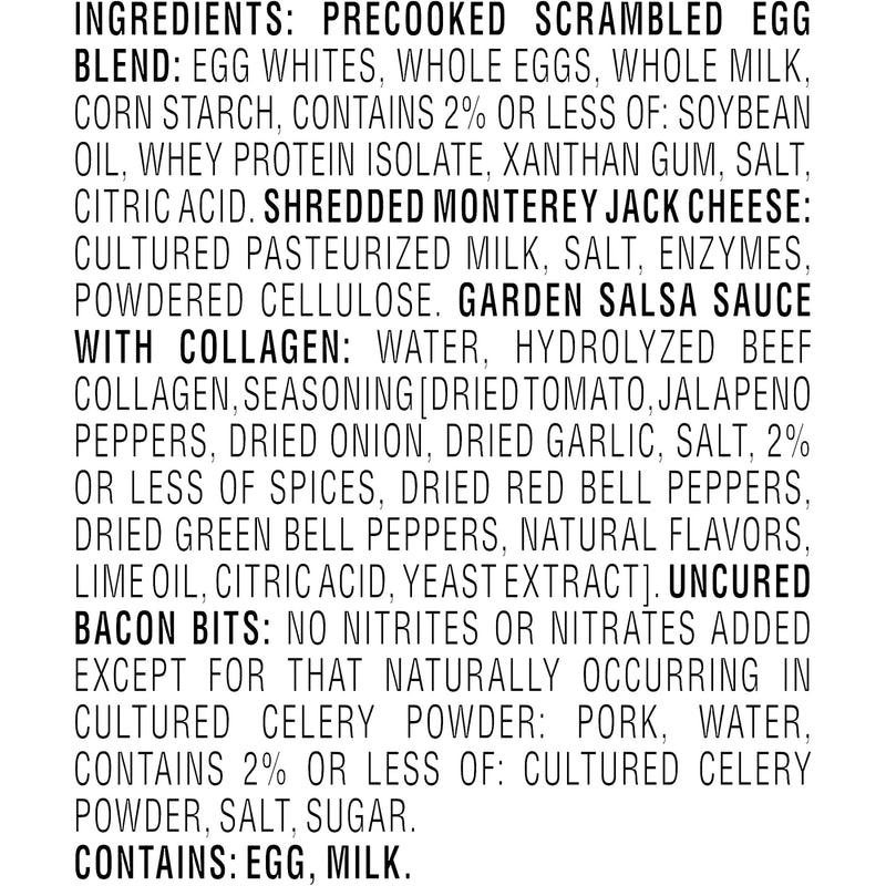 Jimmy Dean Frozen Protein Breakfast Bowl, Zesty Scrambled Egg, Monterey Jack & Bacon, 7.25 oz — photo 4