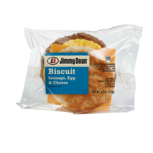 Jimmy Dean Refrigerated Egg & Cheese Biscuit Breakfast Sandwich, 4.9 oz, 1 ct
