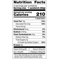 Smucker’s Uncrustables Peanut Butter and Chocolate Flavored Hazelnut Spread Sandwiches, 4 Count, 1.8 oz Each, Frozen — photo 2