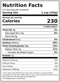 bettergoods Marinara and Parmesan Gnocchi, 16 oz (Frozen) — Nutrition Facts