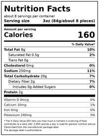 Paw Patrol® Shaped Tots 24 oz Bag — Nutrition Facts