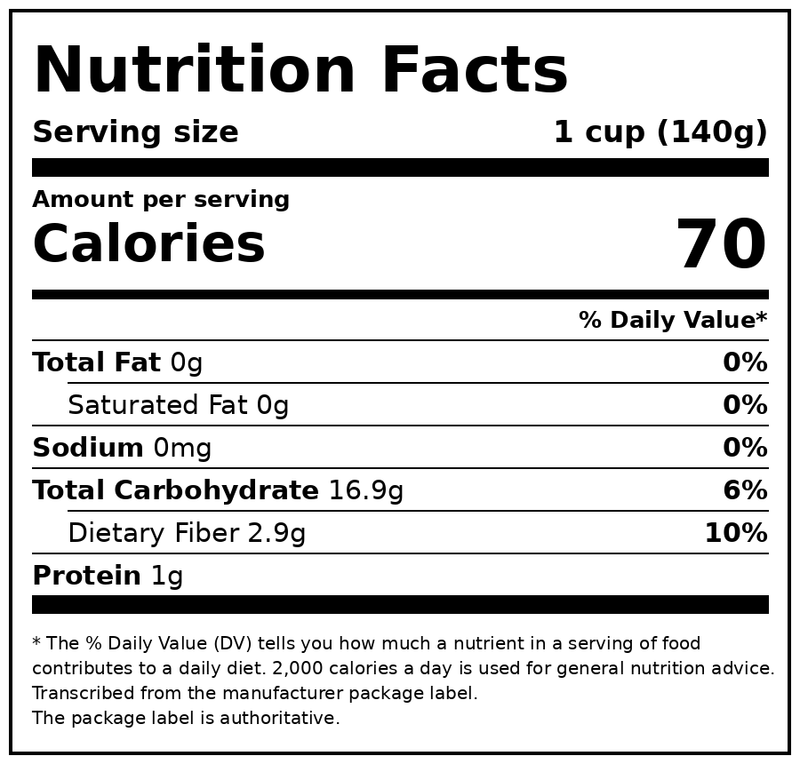 Great Value Cherry Berry Blend, 48 oz (Frozen) in Resealable Bag — Nutrition Facts