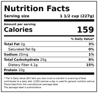 Dole Boosted Blends Frozen Blueberry and Banana Protein Smoothie Blend, 32 oz — Nutrition Facts