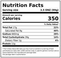 Lunchables Ham & Cheddar with Vanilla Creme Cookies, 3.5 oz Pack — Nutrition Facts