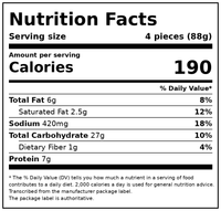 Bagel Bites Mini Pizza Bagel Frozen Snacks, 1 Box, for After-School and Late Night Snacking, Cheese and Pepperoni, No High-Fructose Corn Syrup and No Artificial Flavors, 18 Count — Nutrition Facts