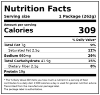 Lean Cuisine Chicken Fettuccine Pasta Frozen Meal, 9.25 oz — Nutrition Facts