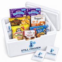 The Kids' Favorites Box · Cooler L in a Still Frozen foam cooler with gel packs