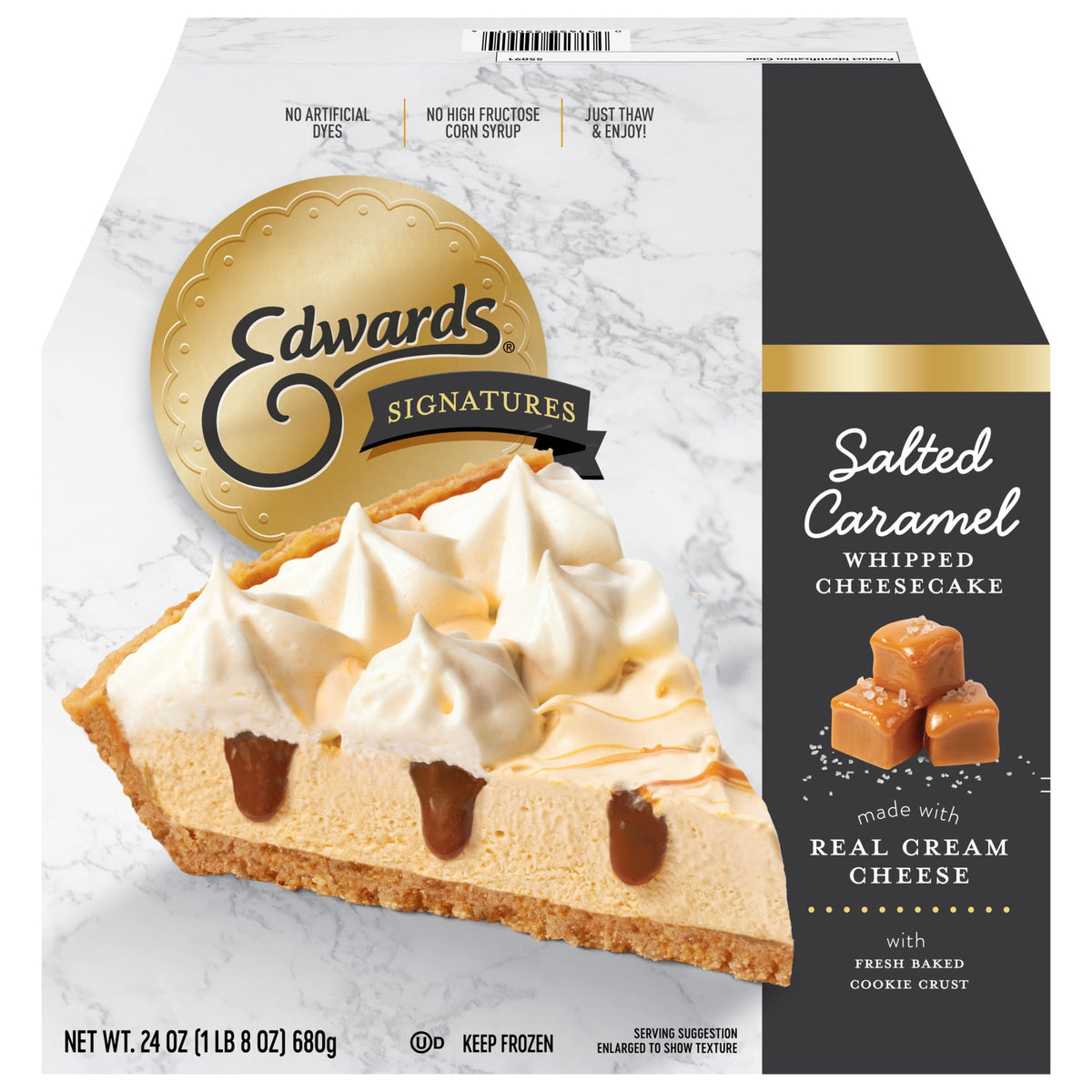 Edwards Frozen Cheesecake Salted Caramel, 24.0 oz