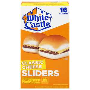 White Castle Frozen Classic Cheese Sliders, 29.28 oz, 16 ct