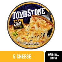 Tombstone Frozen Pizza Original Crust Five Cheese Pizza, 19.3 oz — package