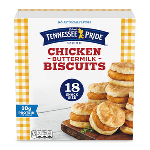 Odom's Tennessee Pride Frozen Chicken & Buttermilk Biscuits, Snack Size, 29.34 oz, 18 ct