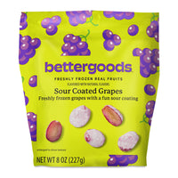 bettergoods Sour Coated Frozen Grapes, 8 oz — package