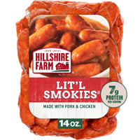 Hillshire Farm Lit'l Smokies Smoked Sausage Links, 14 oz — package