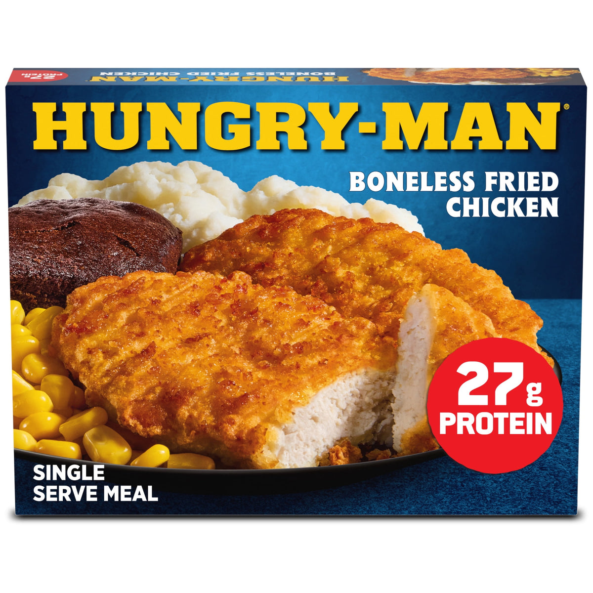 Hungry-Man Frozen Boneless Fried Chicken Meal, 16 oz