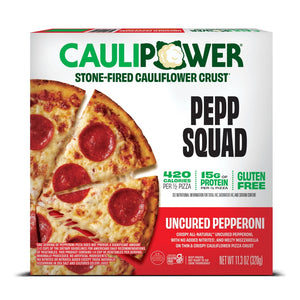 CAULIPOWER Frozen Stone-Fired Cauliflower Crust Pizza Uncured Pepperoni, 11.3 oz