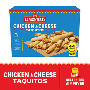 El Monterey Frozen Flour Taquitos Chicken & Cheese, 44 oz, 44 ct