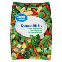 Great Value Deluxe Stir Fry, Mixed Vegetables, 20 oz Bag (Frozen) — package