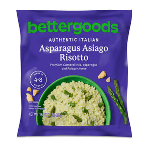 bettergoods Frozen Risotto Asparagus Asiago, 16 oz