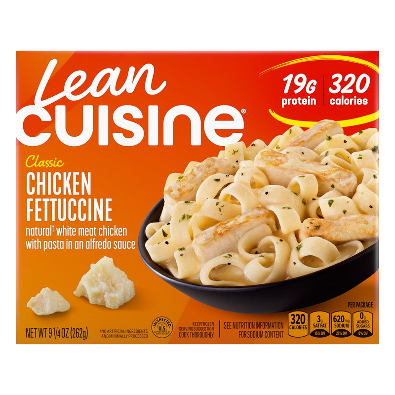 Lean Cuisine Chicken Fettuccine Pasta Frozen Meal, 9.25 oz — package