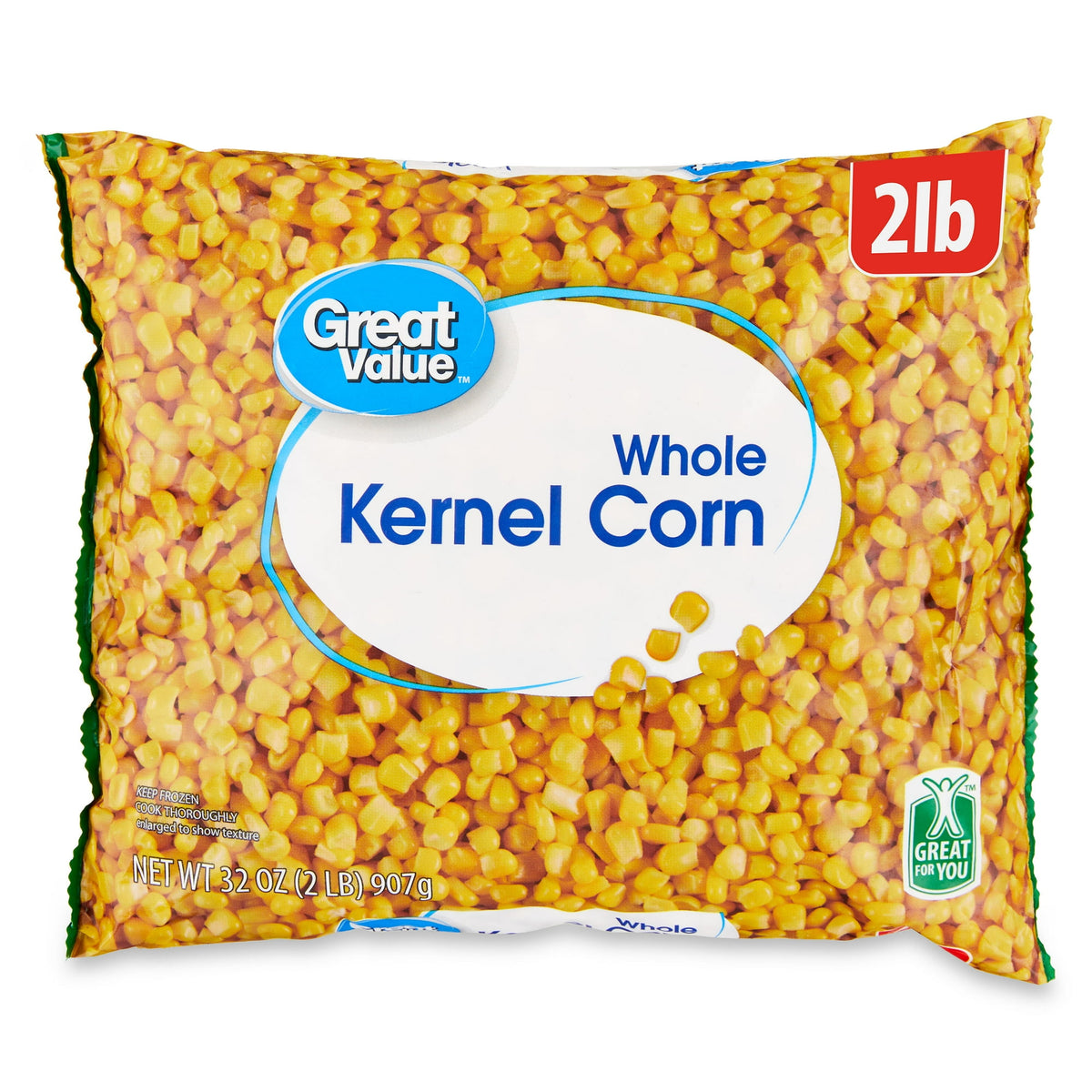 Great Value Frozen Whole Kernel Corn, 32 oz