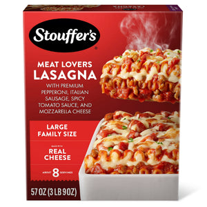 Stouffer's Frozen Lasagna Meat Lovers Large Family Size, 57 oz