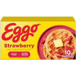 Eggo Frozen Waffles Strawberry, 12.3 oz, 10 ct