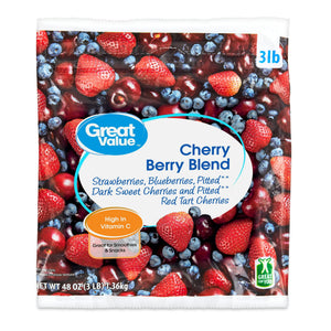 Great Value Frozen Cherry Berry Blend, 48 oz