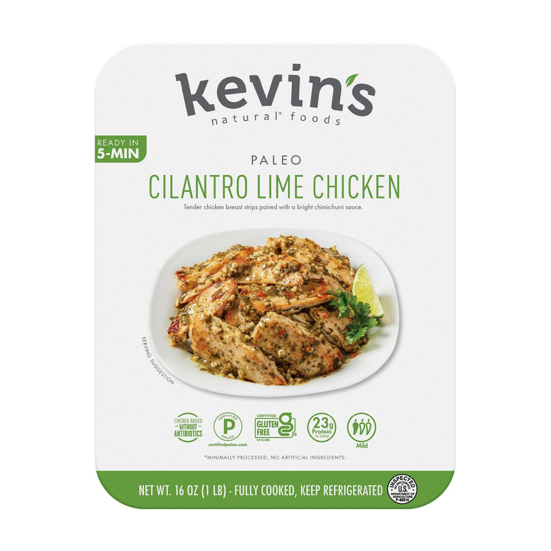Kevin's Natural Foods Cilantro Lime Chicken, Full Size Refrigerated Entree, 16 oz — package