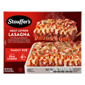 Stouffer's Frozen Meat Lovers Lasagna Family Size, 34 oz