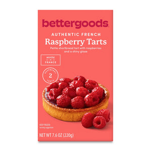 bettergoods Frozen Authentic French Raspberry Tarts, 7.6 oz, 2 ct