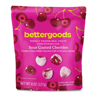 bettergoods Freshly Frozen Sour Coated Cherries, 8 oz — package