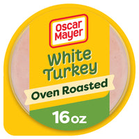 Oscar Mayer Lean Oven Roasted White Turkey Sliced Deli Meat, for Sandwiches and Easy Lunches, Made With 100% Turkey, 16 oz — package
