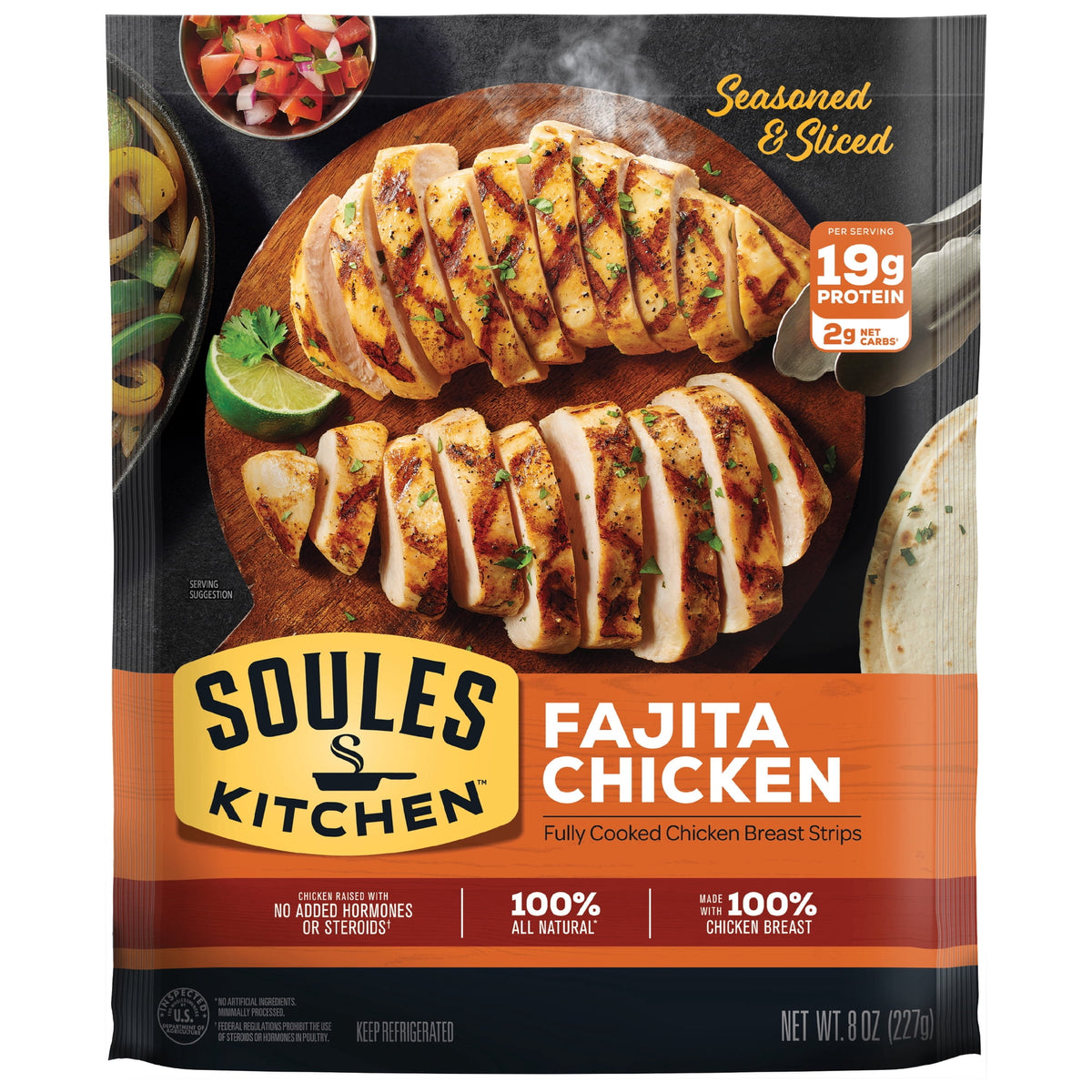 Soules Kitchen Refrigerated Fajita Chicken, 8 oz