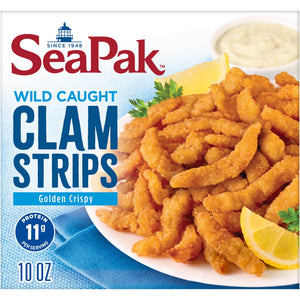 SeaPak Frozen Clam Strips in Oven Crunchy Breading, 10 oz