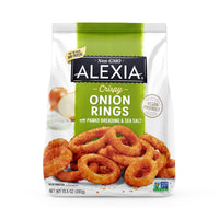 Alexia® Crispy Onion Rings with Panko Breading & Sea Salt, 13.5 oz Bag (Frozen) — package