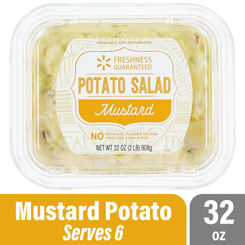 Freshness Guaranteed Original Ready-to-Eat Mustard Potato Salad Family Tub, 32 oz Tub (Refrigerated) — package