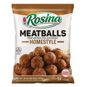 Rosina Frozen Homestyle Meatballs, 26 oz