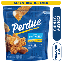 Perdue, No Antibiotics Ever, Frozen Crispy Breaded Chicken Breast Strips, 26 oz. — package