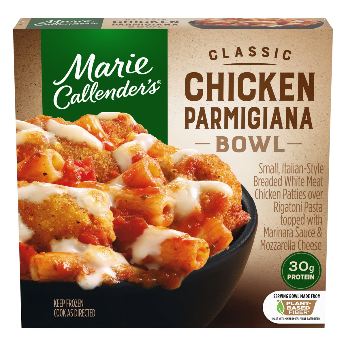 Marie Callender's Frozen Classic Chicken Parmigiana Bowl, 12.5 oz