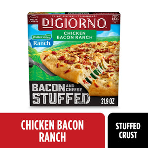 DiGiorno Frozen Stuffed Crust Pizza Chicken Bacon Ranch, 21.9 oz