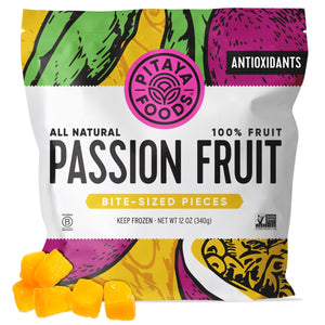Pitaya Foods Frozen Passion Fruit Pieces, 12 oz