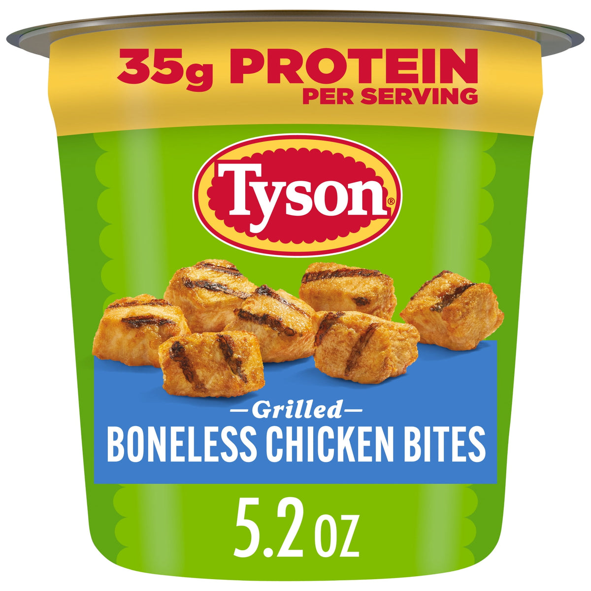 Tyson Foods Frozen Grilled Boneless Chicken Bites Cup, 5.2 oz