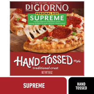 DiGiorno Frozen Personal Pizza Hand-Tossed Crust Supreme, 10 oz