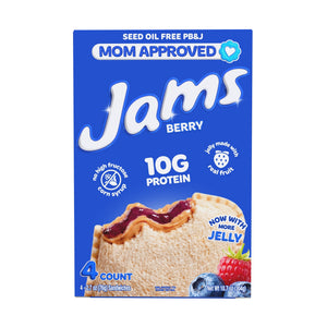 Jams Frozen Peanut Butter & Jelly Sandwiches Mixed Berry, 10.7 oz, 4 ct