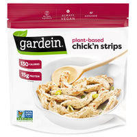 Gardein Plant-Based Chick'n Strips, Vegan, Frozen Meat Alternative, 10 oz. — package