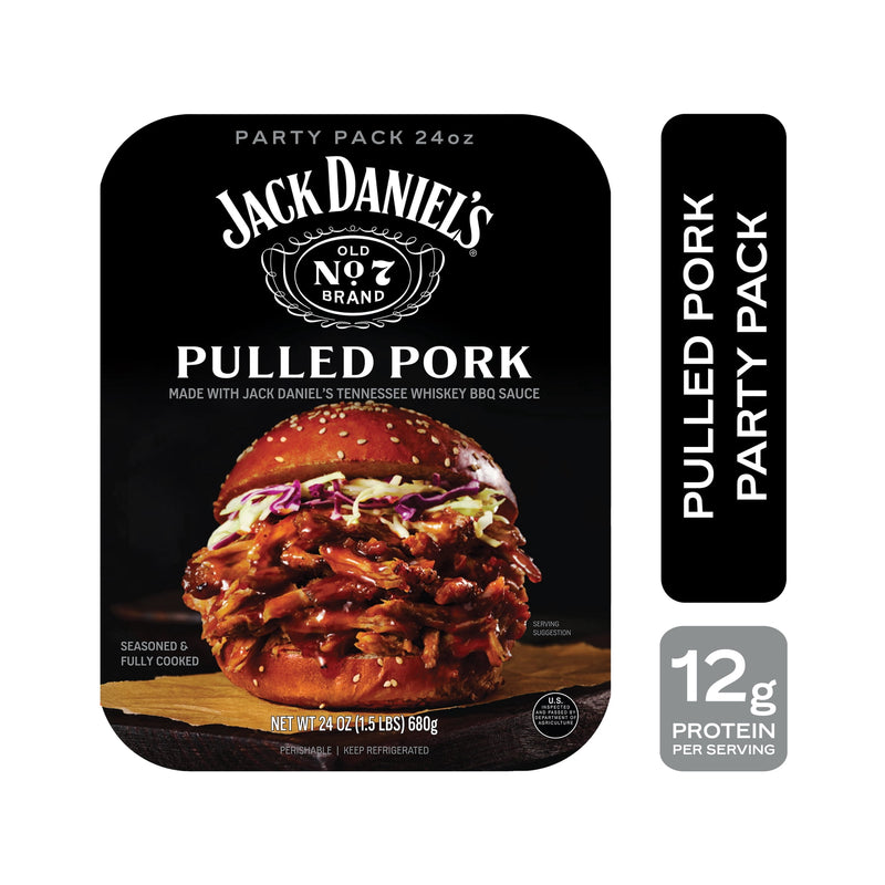 Jack Daniel’s Seasoned Pulled Pork, Refrigerated Entree, 24 oz — package