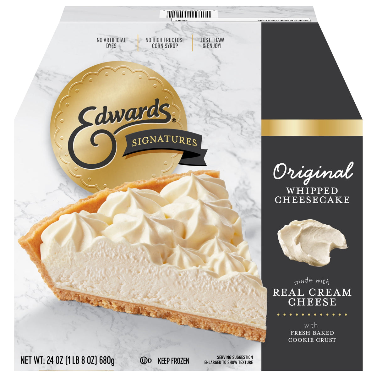 Edwards Frozen Original Whipped Cheesecake, 24.0 oz