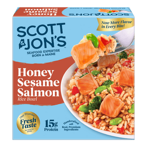 Scott & Jon's Frozen Honey Sesame Salmon Rice Bowl, 9.6 oz