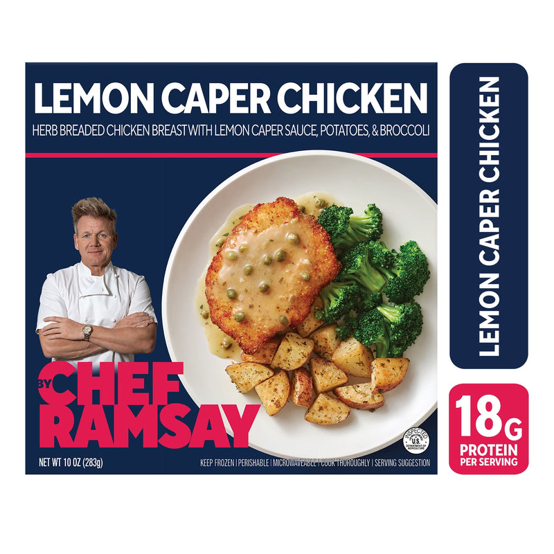 By Chef Ramsay Lemon Caper Chicken, 10 oz Bowl (Frozen) — package