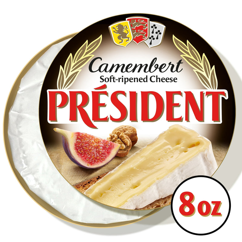 President Camembert Soft-Ripened Cheese, 8 oz (Refrigerated) — package